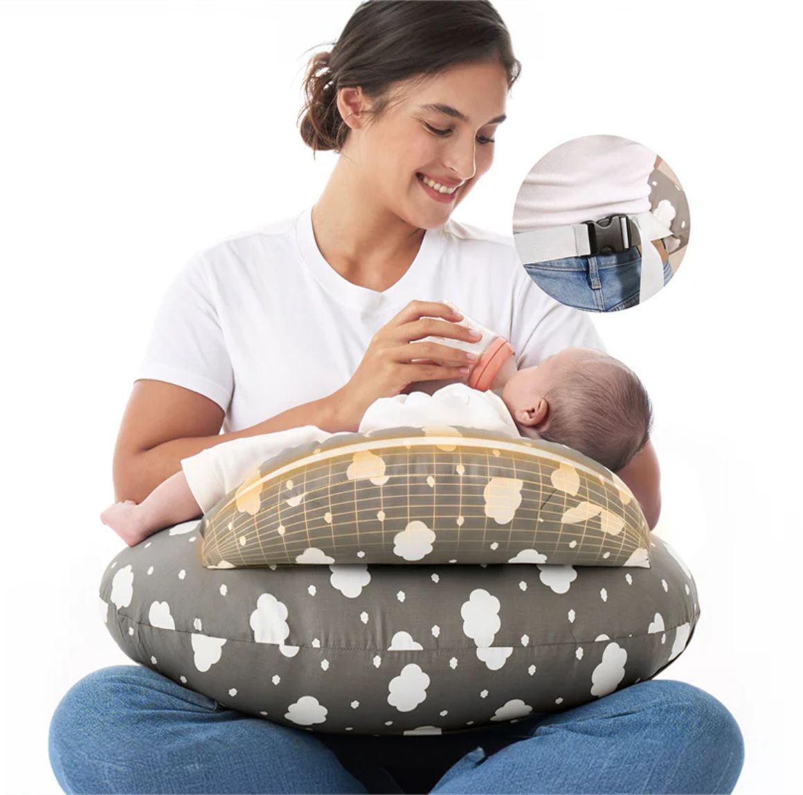 Almohada Ajustable para Lactancia