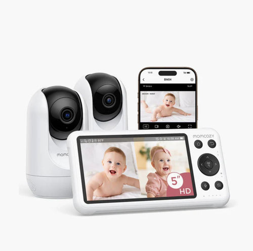 Monitor Inteligente para Bebé Momcozy con WiFi, App y Detección Inteligente
