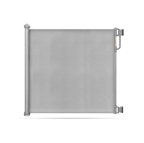 Puerta Retráctil de Seguridad para Bebés y Mascotas con Cierre Automático y Diseño sin Riel Inferior