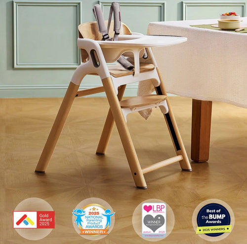 Silla Alta Ajustable 3 en 1 con Torre de Aprendizaje