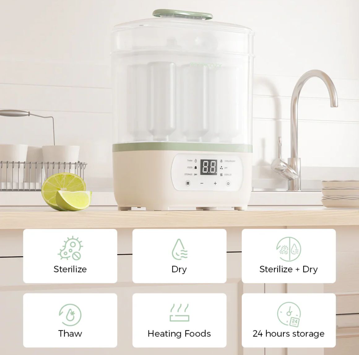Esterilizador de Vapor 8 en 1