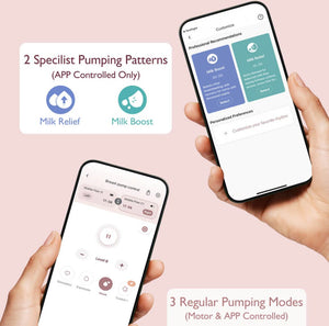 Extractor de Leche M9 Portátil Inteligente Momcozy con Control desde la App