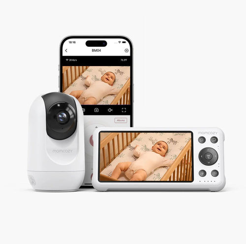 Monitor Inteligente para Bebé Momcozy con WiFi, App y Detección Inteligente